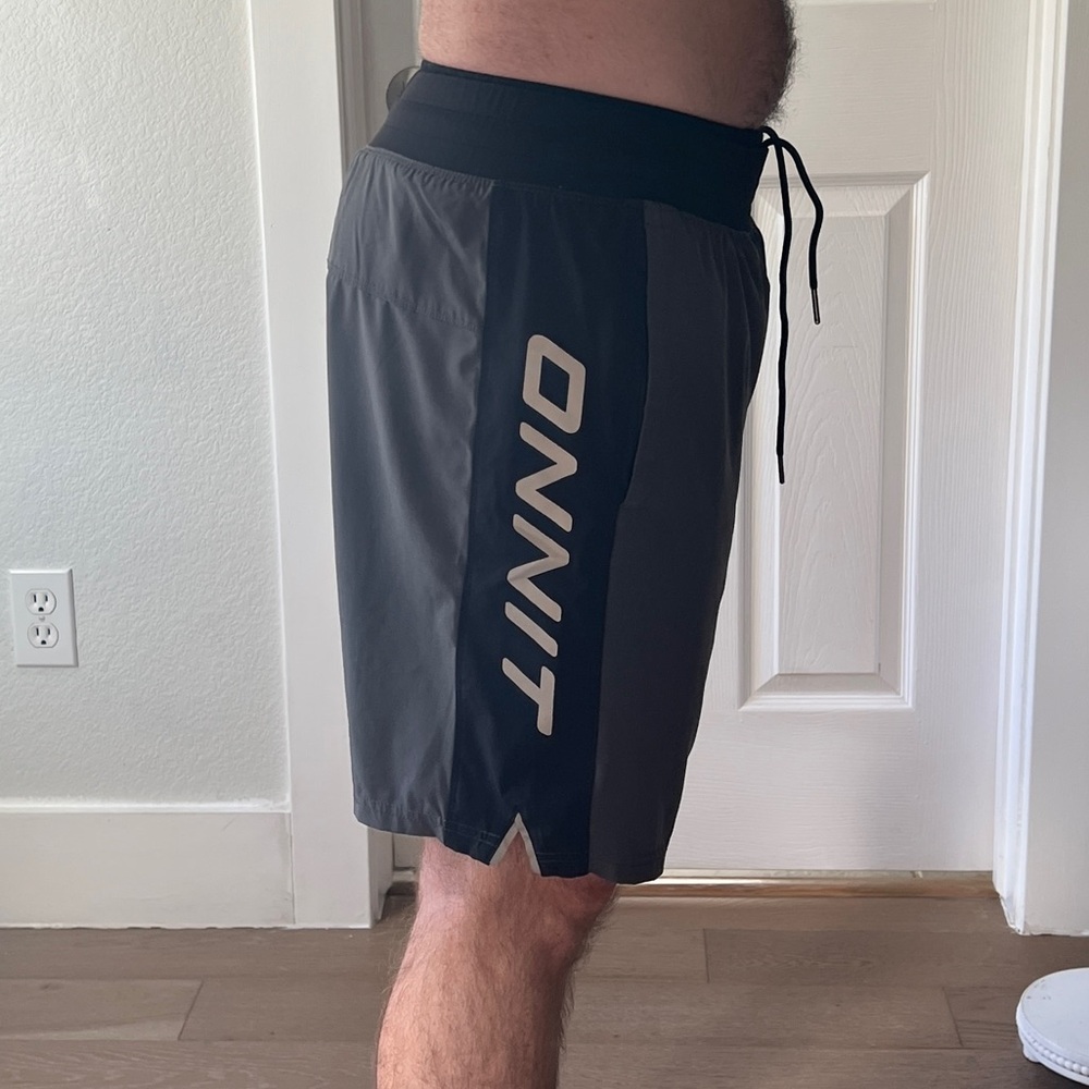 Onnit Gray&Black Athletic Shorts
